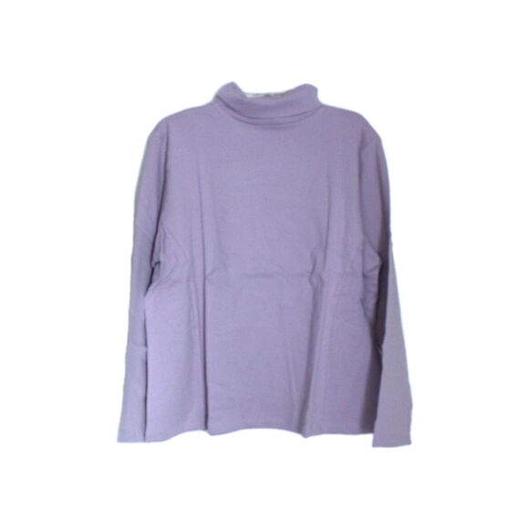 North Style Turtle Neck Cotton Lavender Size 2 X NWT - Picture 1 of 5